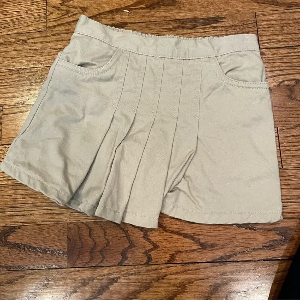 The Children’s Place Pleated Skirt Bundle Navy Blue & Tan Girl’s Size 4